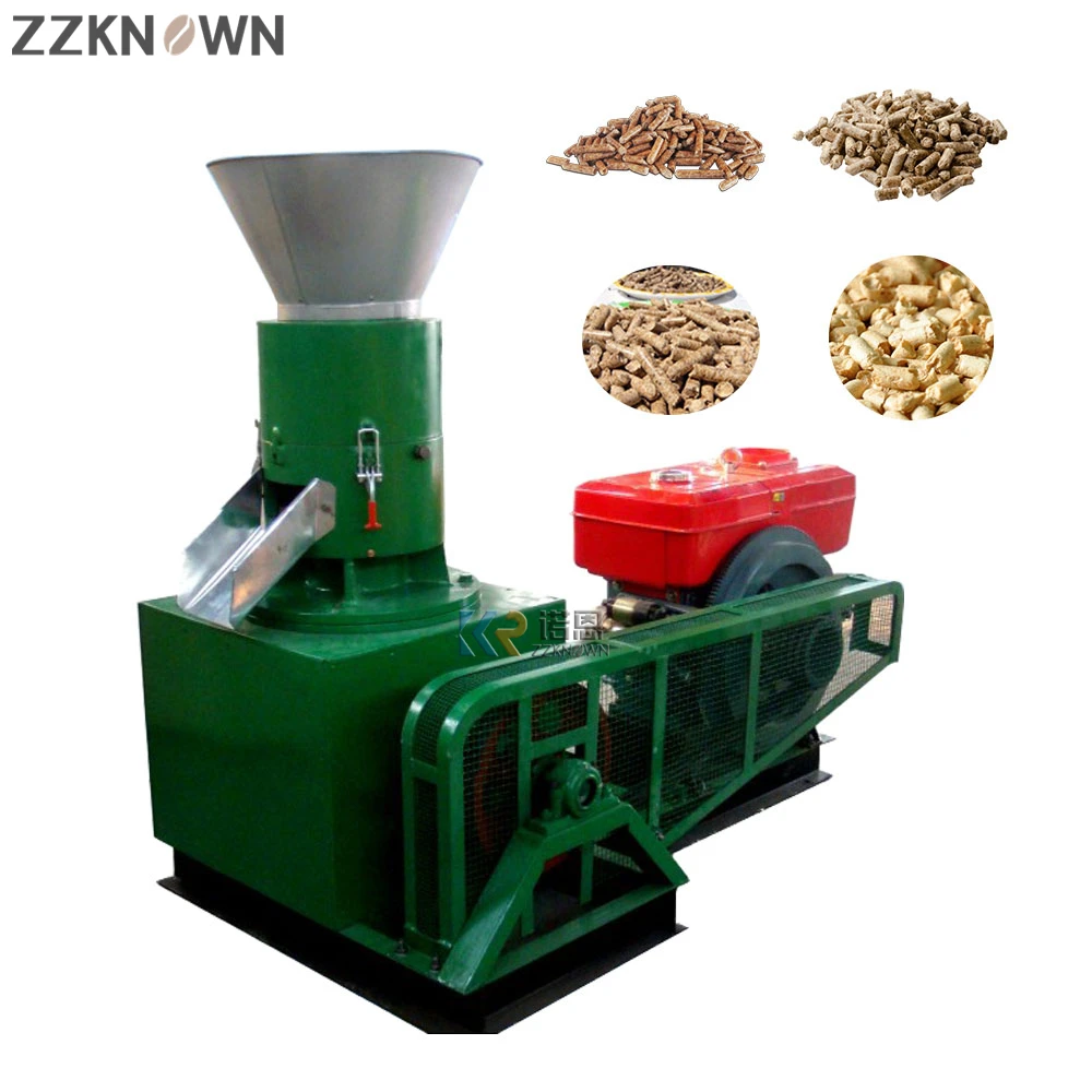 Industrial Hot Selling Diesel Wood Sawdust Pallets Making Machine High Capacity Wood Pellet Machine Pelletizer