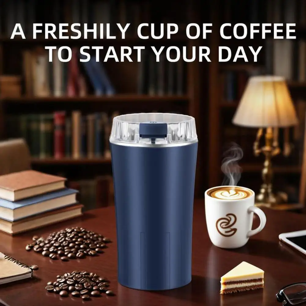 

240 Watt Motor Grinder Quick Efficient Bean Grinder Stainless Steel Electric Coffee Grinder with Powerful Blades for Grinding