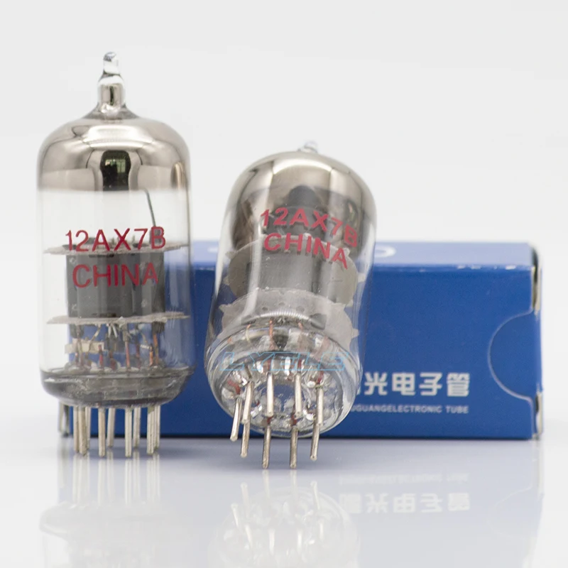 Shuguang 12AX7B 12AU7 Vacuum Tube Replaces ECC83 7025 6N4 Tubes Original Precision Pairing Applicable To Audio Amplifier