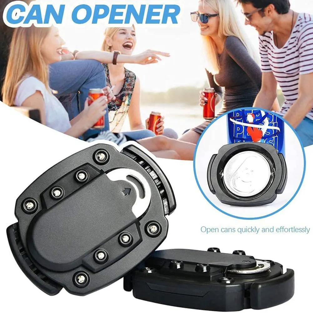 1-10PCS 2 In 1 Can Top Remover Manual Soda Can Opener Labor Saving Beer Soda Bottle Can Opener Multi-Function Can Opening Tool