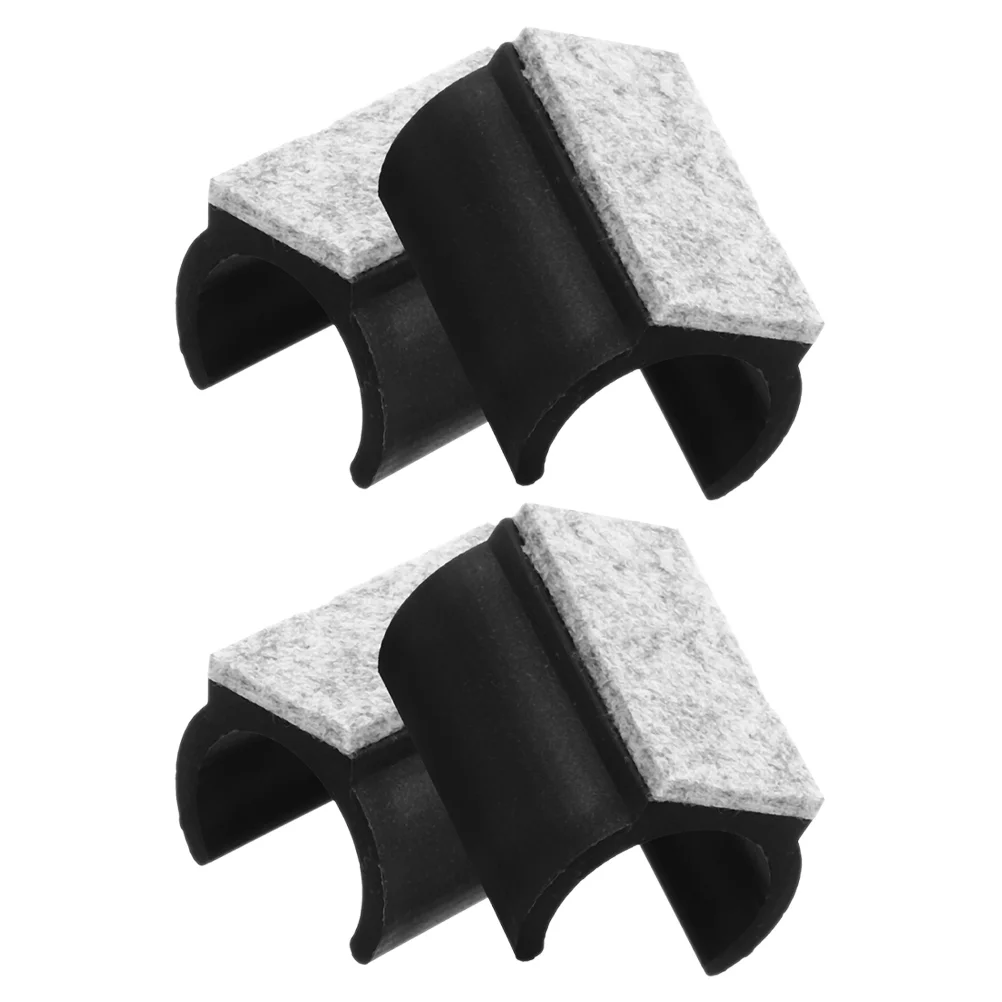 4 Pcs Chair Protector Stoppers Wheels Chairs Felt Pads for Leg Hardwood Floors Mat