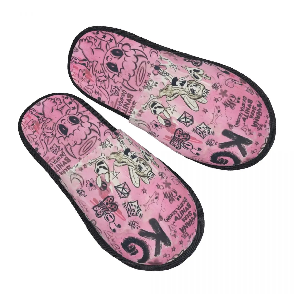 Custom K-Karol Singer G Memory Foam Slippers Women Soft Warm House Slippers