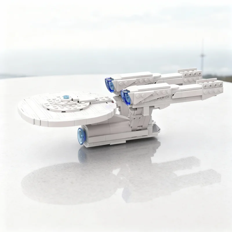 

336pcs MOC Star Trek Kelvin Timeline U S Enterprise Space Model Building Blocks Construction Toys Idea Christmas Gifts Education