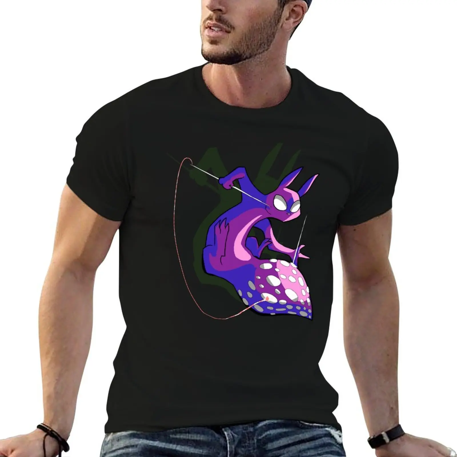 

for graphic man shirts Rain t t T-Shirt Spearmaster designer Downpour World shirts Slugcat
