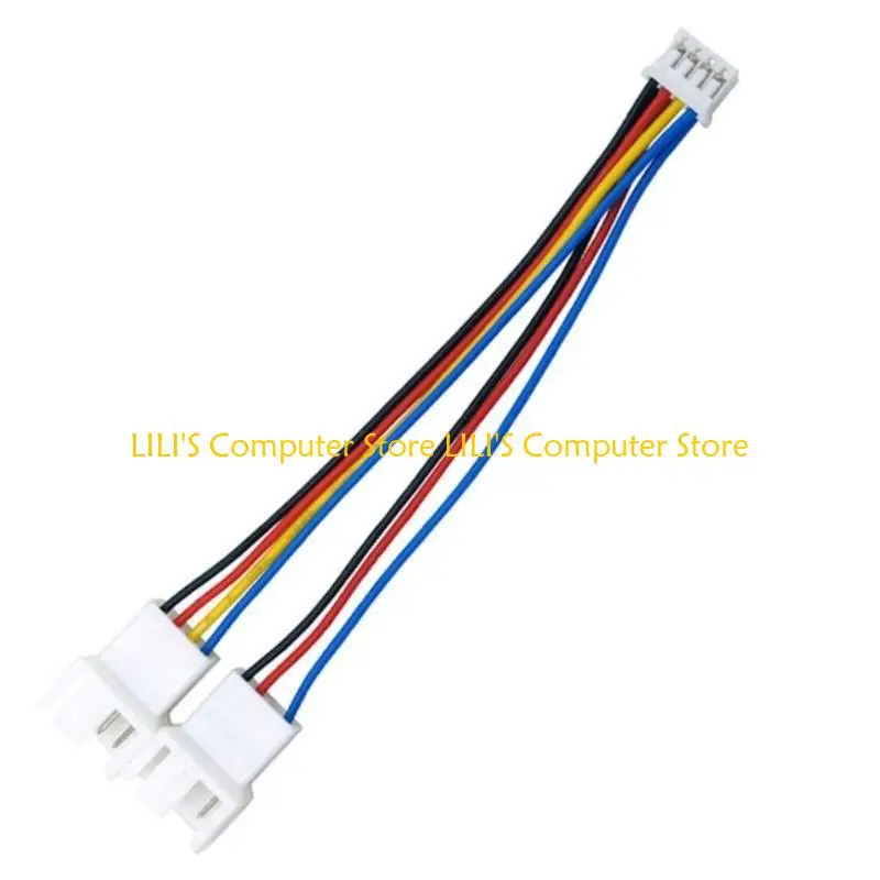 A52B PC Case Fan Connectors 4Pin PWMs To GPU Temperature Sensings Speed Regulation Cable