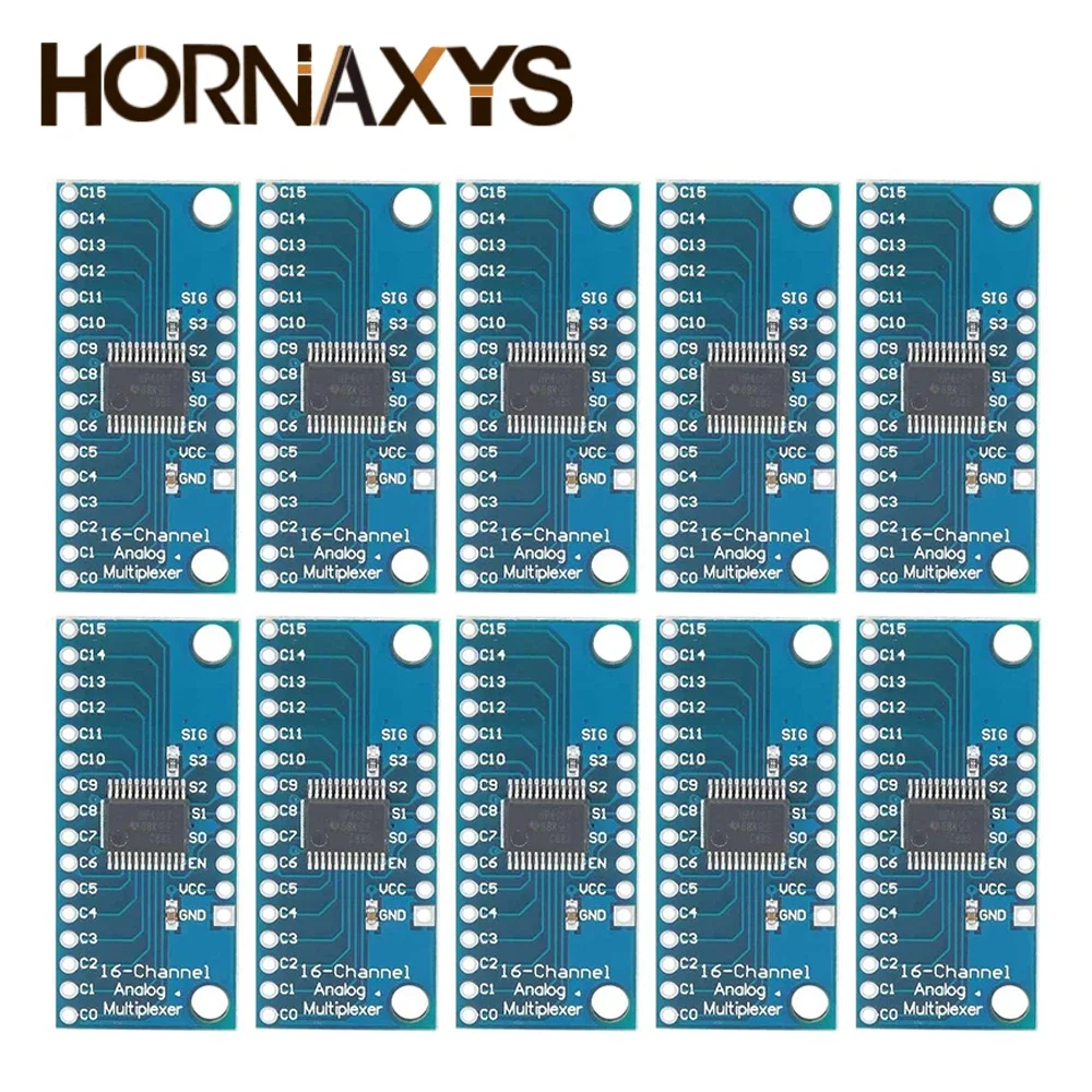 10 Unids/lote CD74HC4067 Módulo De Placa De Ruptura Multiplexor Digital De 16 Canales Para