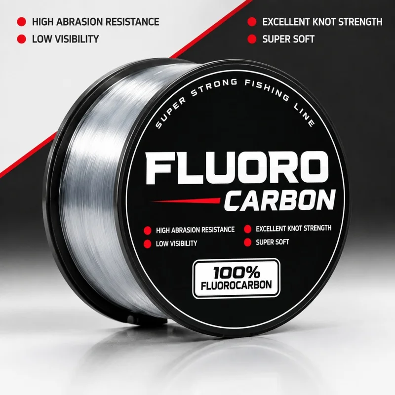 100m 4.13 to 34.32LB Fluorocarbon Fishing Lure Line Carbon Fiber Leader Fly Fishing Line Super Soft Line Pesca