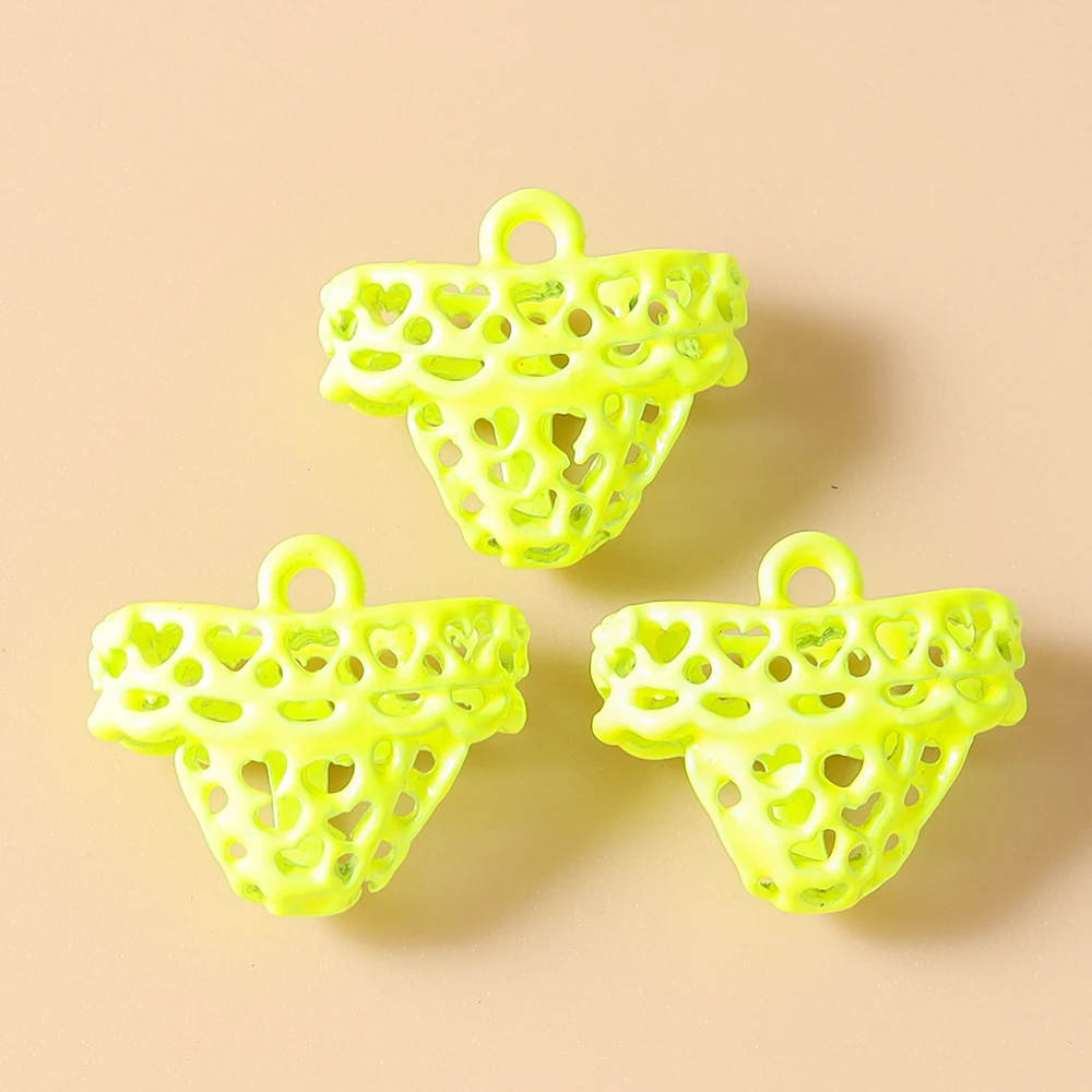 Leslie 5 Stück Neonfarbene Sommer-Strand Sexy Bikini Anhänger für DIY Ohrringe Halsketten Handgemachter Schmuckherstellung – Detail 19