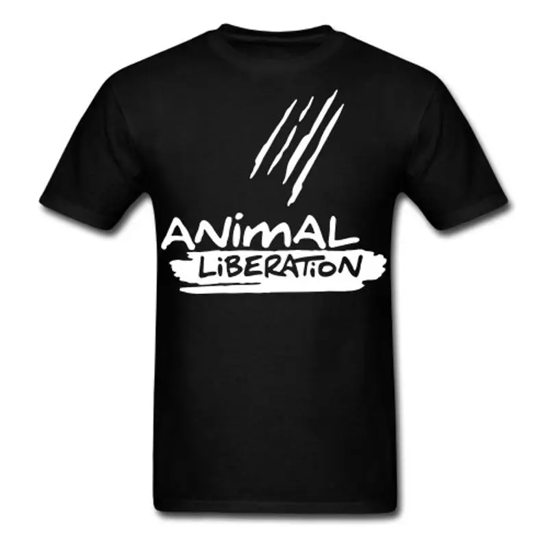 

Веганская вегетарианская футболка Animal Liberation