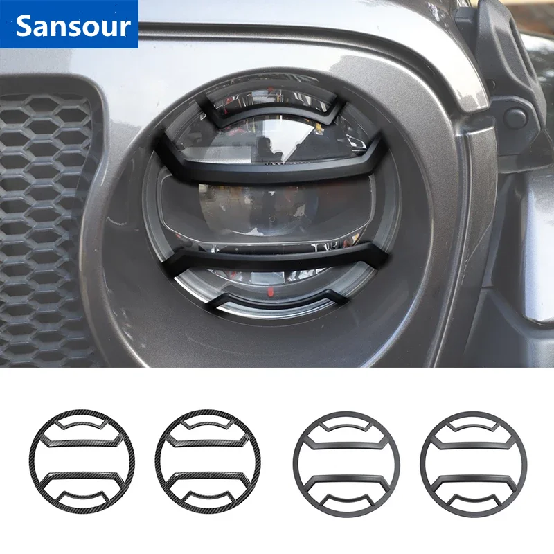 

Lamp Hoods ABS Car Headlight Lamp Decoration Cover Accessories for Jeep Wrangler JL 2018-2023 for Jeep Gladiator JT 2018+