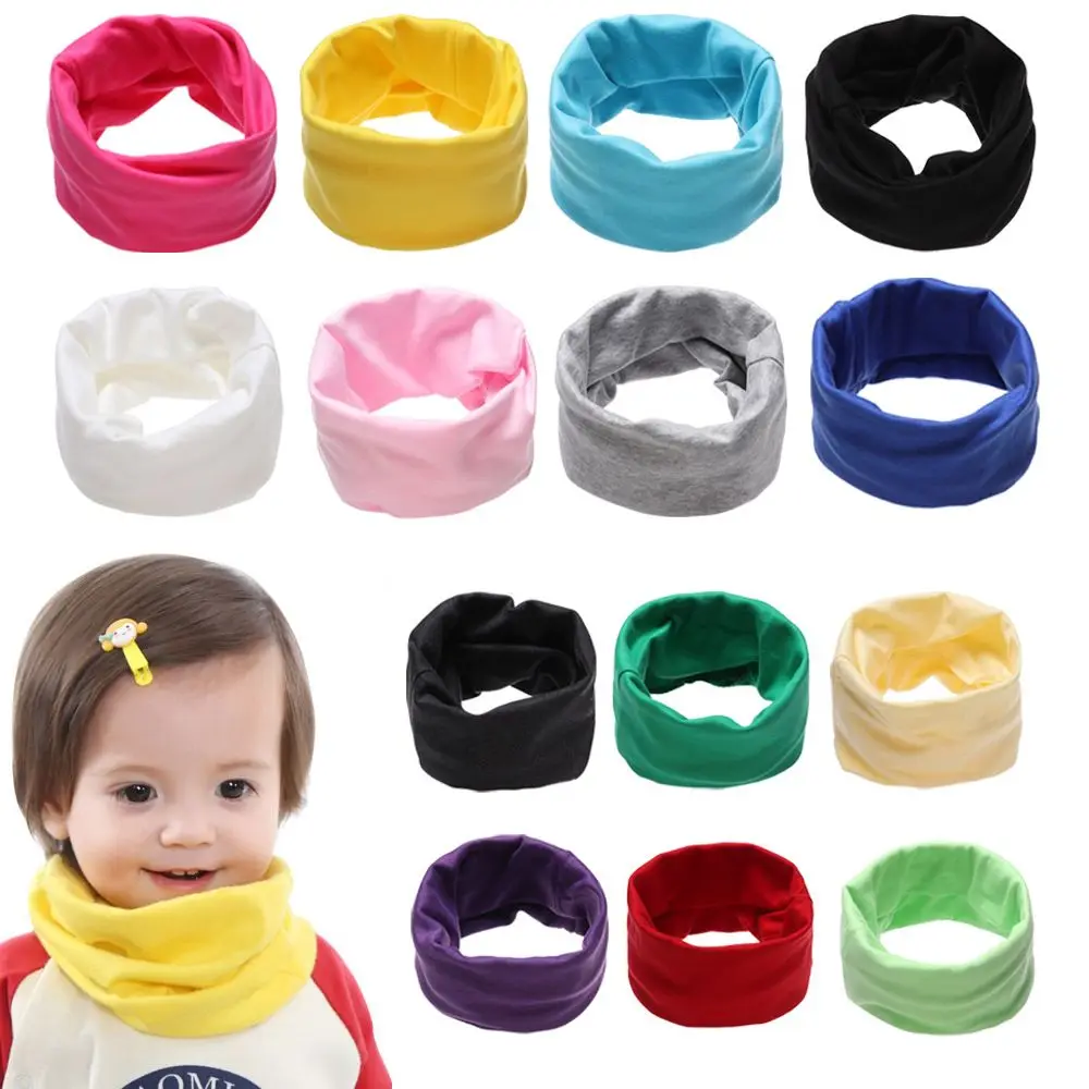 1pc Outdoor Boys Girls Windproof Face Bandana Mask Cute Collar Scarves Children Cotton Scarf Neck Warmer Cotton