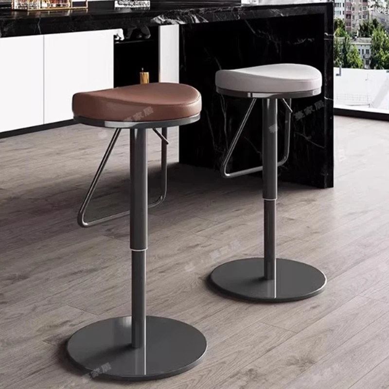 

Minimalist Luxury Bar Stools Modern Free Shipping Cafe Design Bar Chairs Stainless Steel Gold Taburete Alto Lounge Furniture