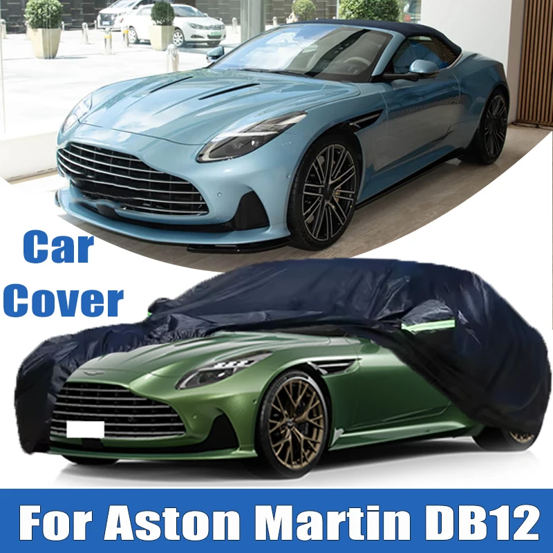 For Aston Martin DB12 Outdoor Protection Full Car Cover Snow Cover Sunshade Waterproof Dustproof Exterior Car Accessories
