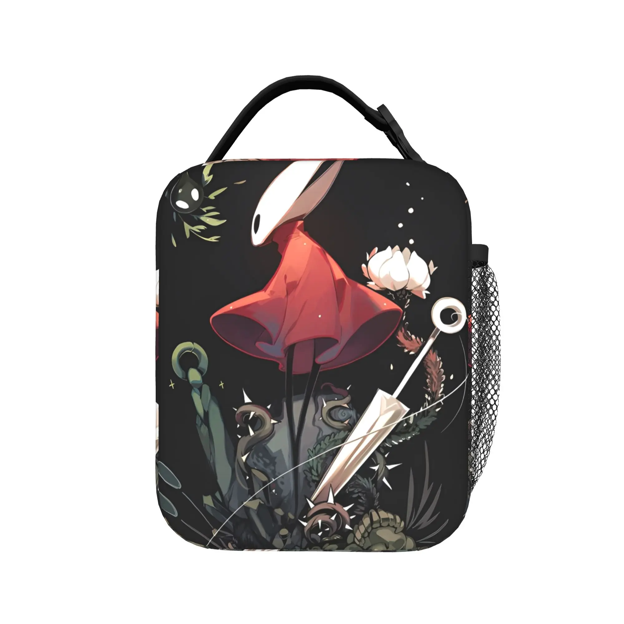 Hollow Knights Cartoon Thermal Insulated Lunch Bags for Office  Reusable Bento Box Thermal Cooler Lunch Box