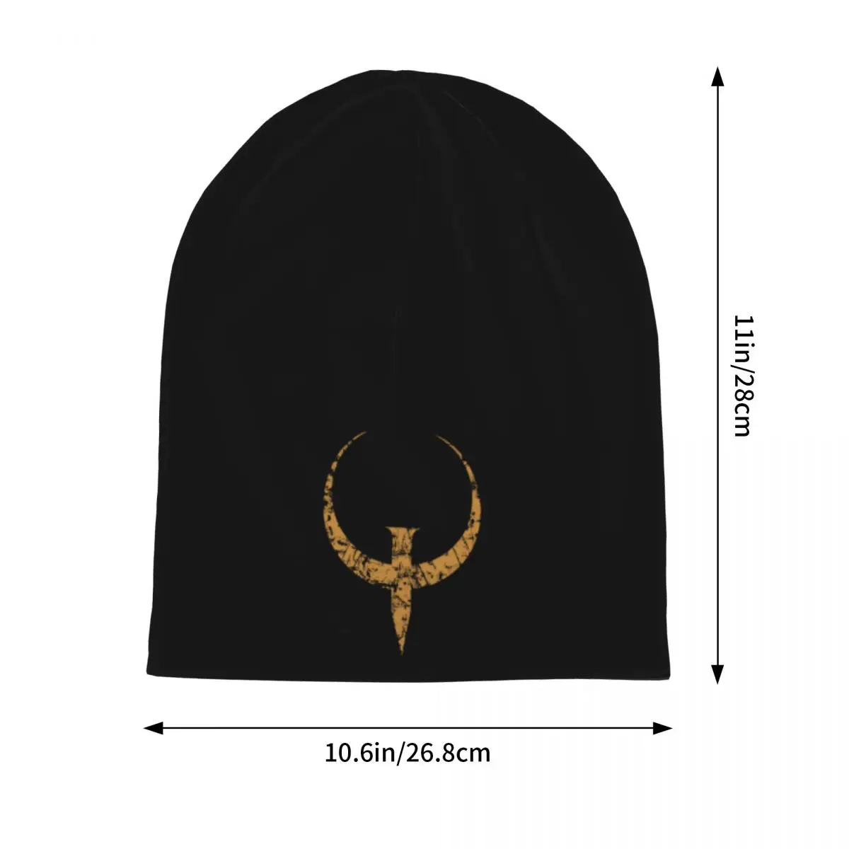 Quake Beanie Hats Bronze Classic Cute Caps Adult Unisex Outdoor Sport Knit Hat Autumn Custom Thermal Elastic Beanie Hats