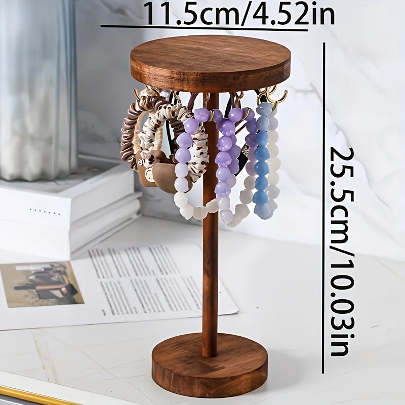 Solid Wood Bracelet Display Stand