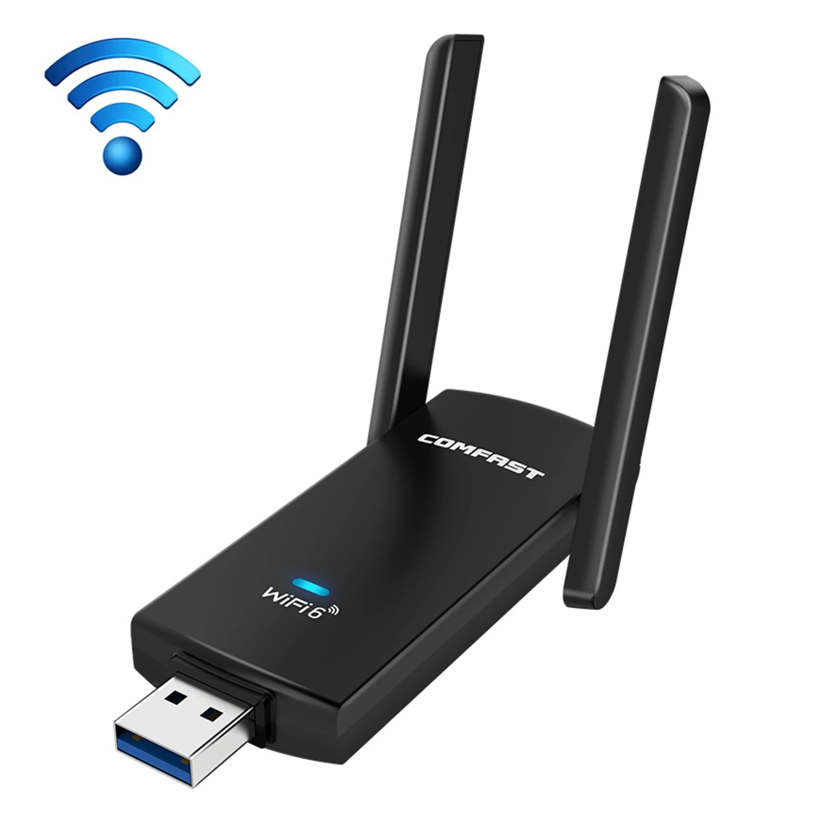 COMFAST CF-953AX 1800Mbps USB 3.0 WiFi6 Wireless Network Card with Antenna