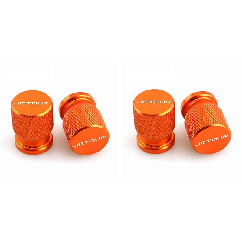 4 قطعة سيارة معدنية الإطارات غطاء صمام سيارة الإطارات الهواء ينبع غطاء لشيري Jetour داشنغ X-1 زائد DTC IDM X70 X70plus X70m X90plus X95pro