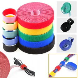 1/2M Roll Cable Organizer Management Wire Winder Cable Tape Earphone Cord Management Ties Protector Strap For iPhone Samsung