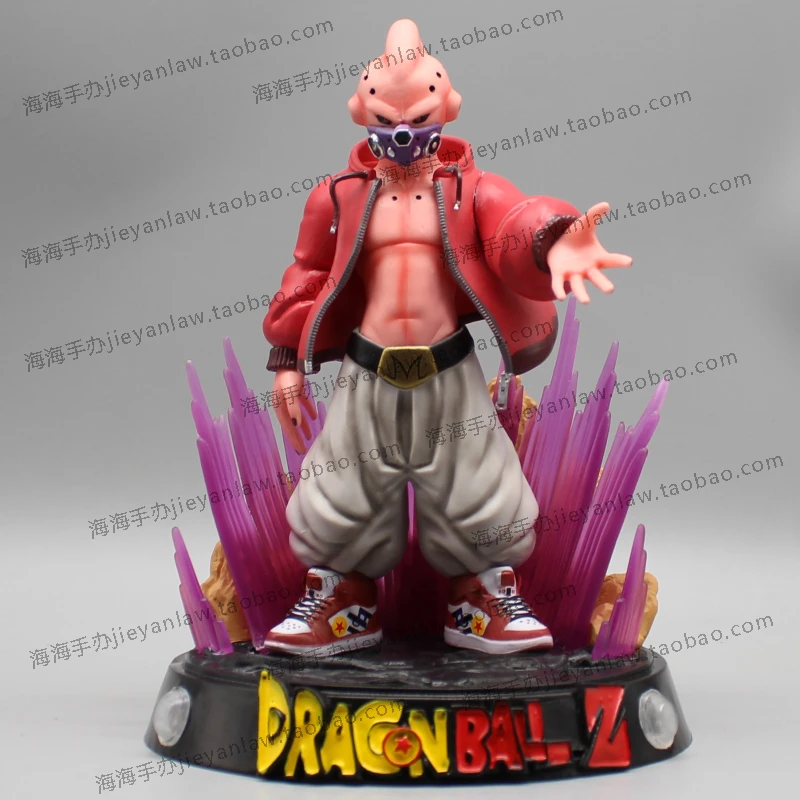 20 centimetri Anime Dragon Ball Action Figure Maschere Majin Buu Figura Dbz Decorazione Super Buu Statua Illuminato Modello PVC Collezione di Giocattoli