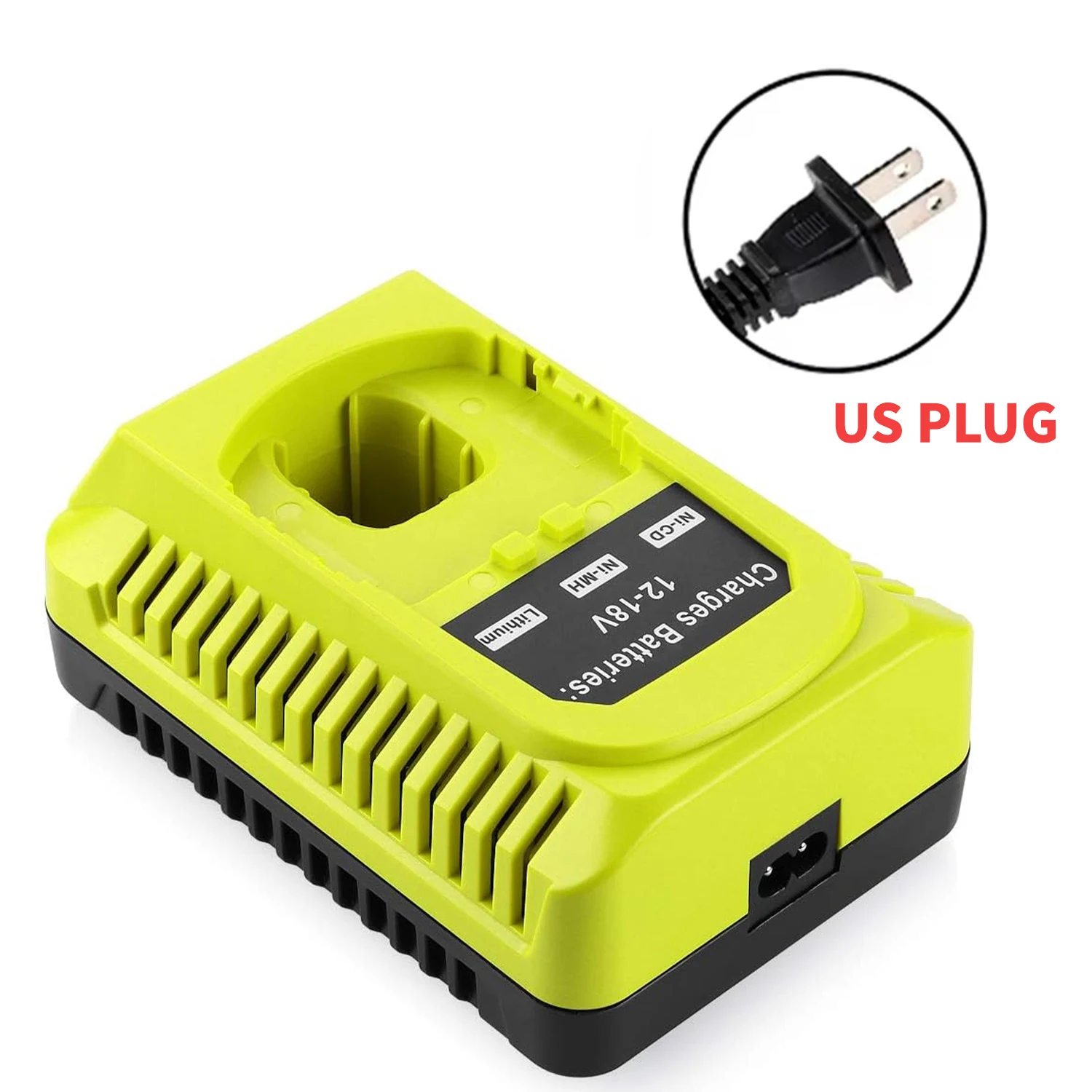 P117 18-Volt Schnellladegerät Ersatz für Ryobi 12V-18V Akku One Plus Lithium-Ionen/NiCad/NiMh Akku Mit US/EU/UK/AU Stecker – Detail 2