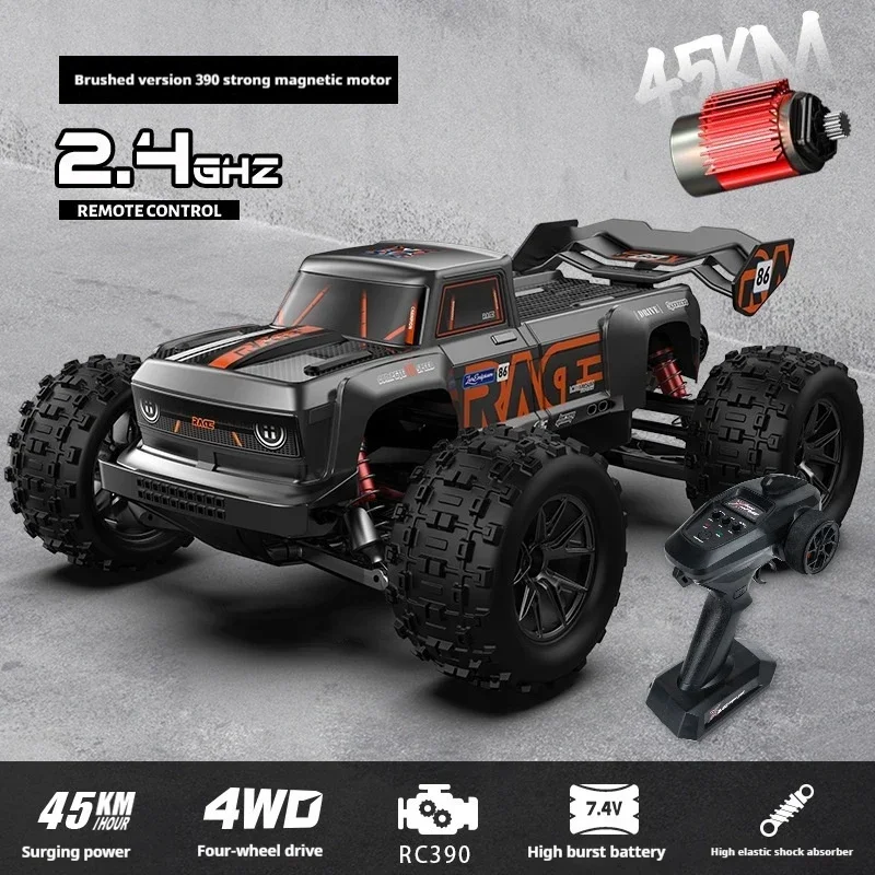 ของเจ๋ง: รถดริฟท์1:16ความเร็วสูง4x 4 mobil RC mobil REMOTE CONTROL รถบังคับ Bigfoot off-road RC รถแข่งของเล่นสำหรับทุกพื้นที่ชุดของขวัญของเล่นเด็ก