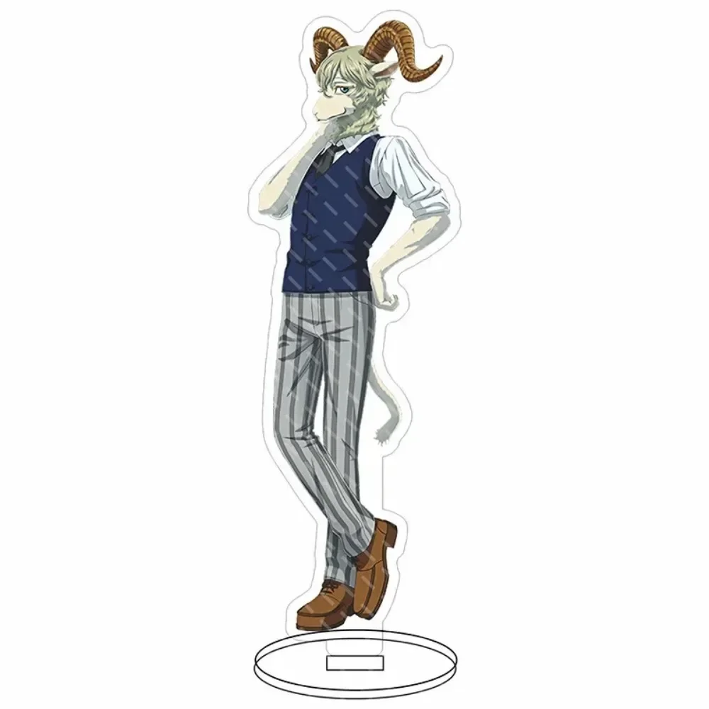 Fun BEASTARS Character Standing Sign Anime Figure Legoshi Louis Haru Double-Sided Acrylic Stand Model Desk Decor Props Gift Toy