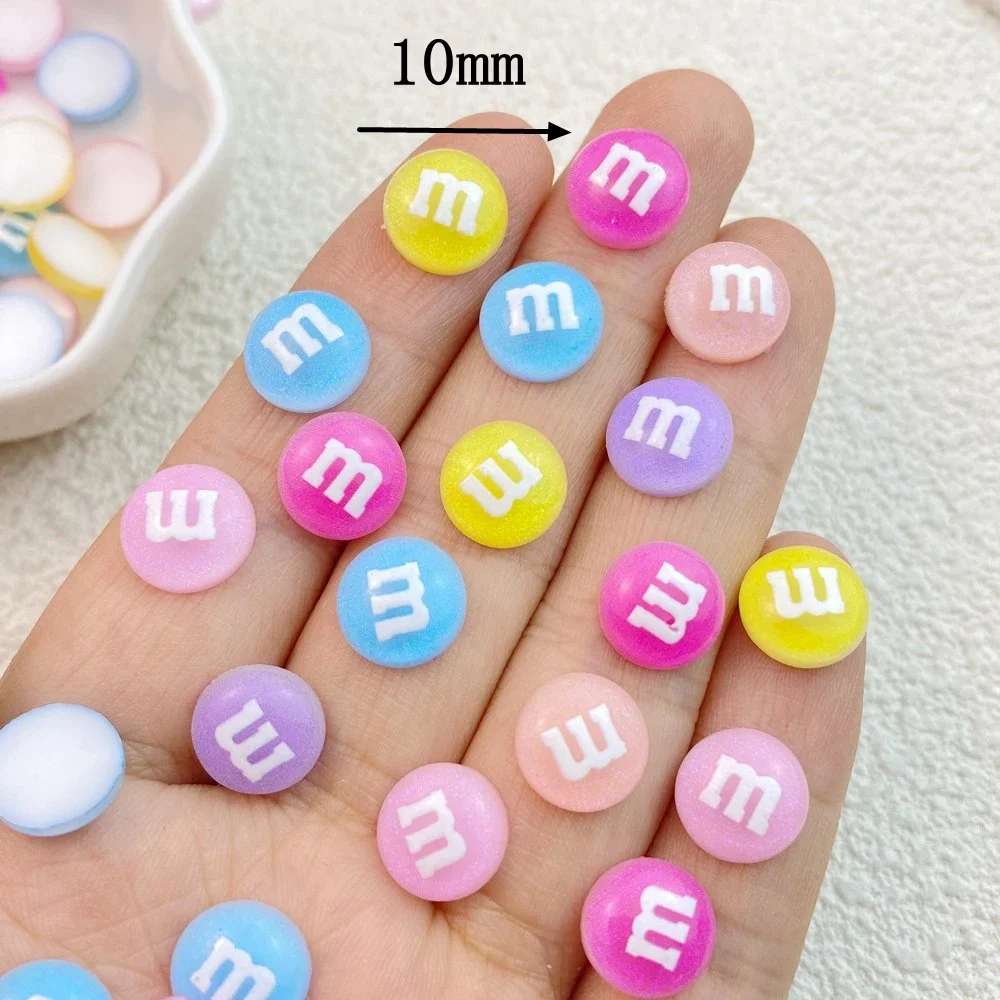 50 Pcs New Cute Mini Cartoon color 3D Cabochon DIY Jewelry Ornament Manicure Making Decorate Accessories