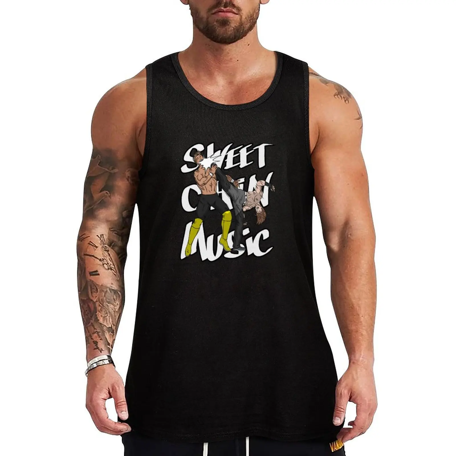 

Sweet chin music Tank Top Outdoor Work Tank Top Rugged Sleeveless Wear