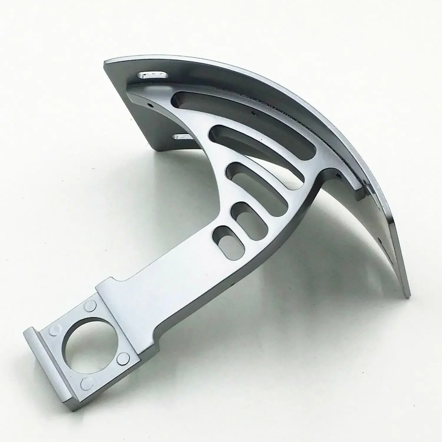 Silver Swingarm Curve License Plate Bracket For Yamaha YZF 98-02 R6S 98-2003 R1