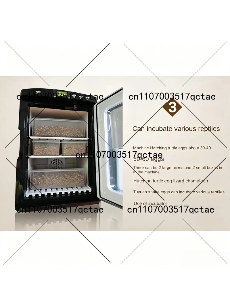 25L Digital Reptile Incubator 5-60C Cooling Heating Constant Temperature Box for  Household Breeding Use