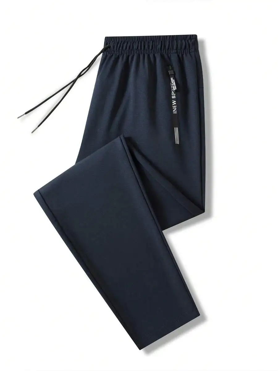 

Mens Plus Size Loose Fit Casual Sweatpants For Spring And Autumn Sports Wear 3 Pieces Per Pack