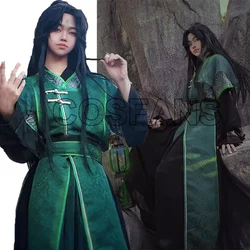 Tian Guan Ci Fu He Xuan Qi Rong Feng Shi Shi Qingxuan Cosplay Costume Halloween Hanfu Anime Props Wig Fancy Stage Performance