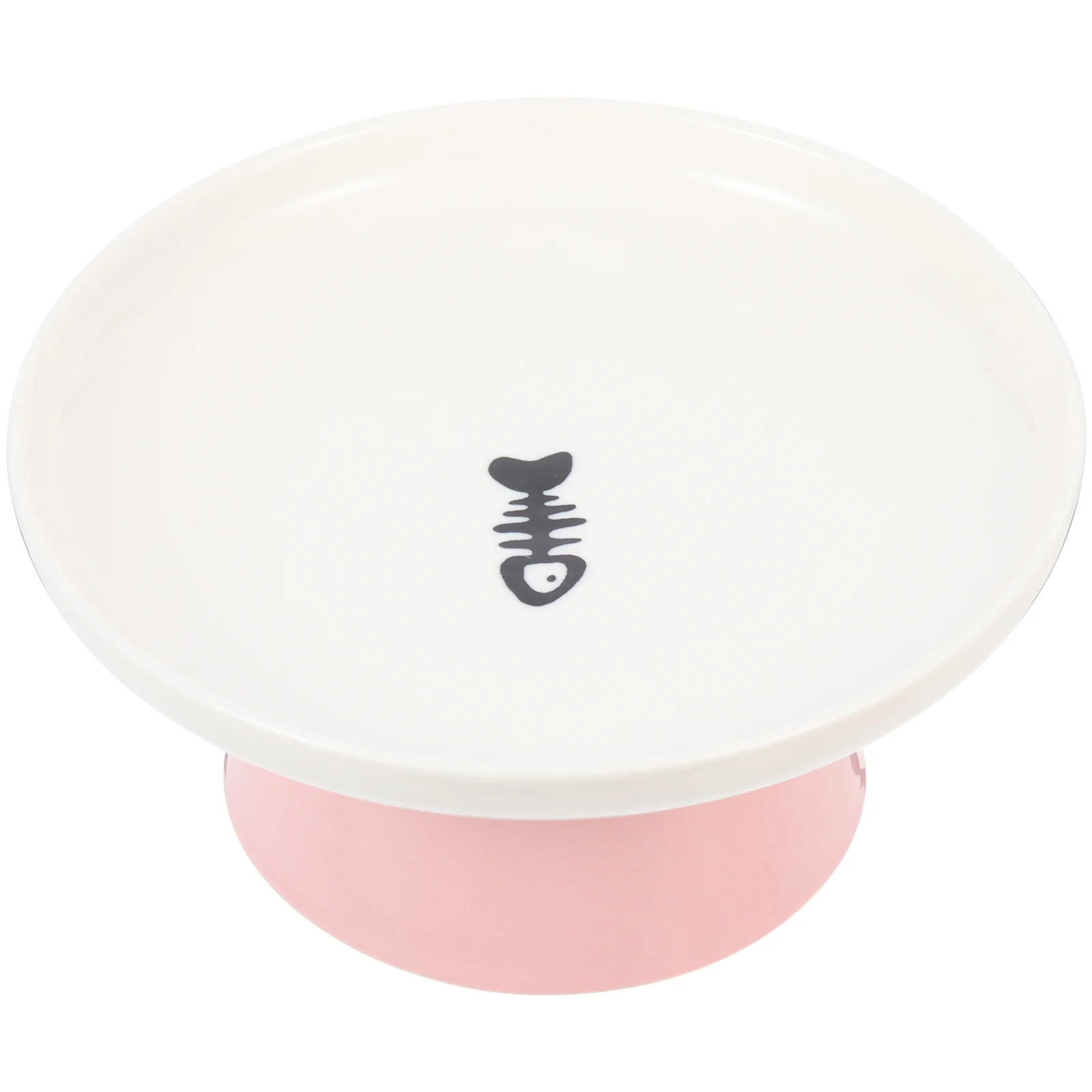 

Ceramic Cat Bowl Raised Neck Protection Feeding Bowl Stable Base Food Holder for Pets Cat Food Holder Pet Feeder