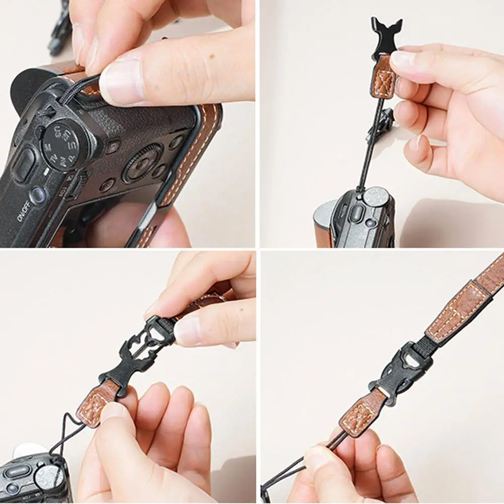 

Для Ricoh GR легкий портативный удобный полный защитный чехол из кожи с натуральной воловьей кожей чехол для камеры на плечо ремень Q9J6