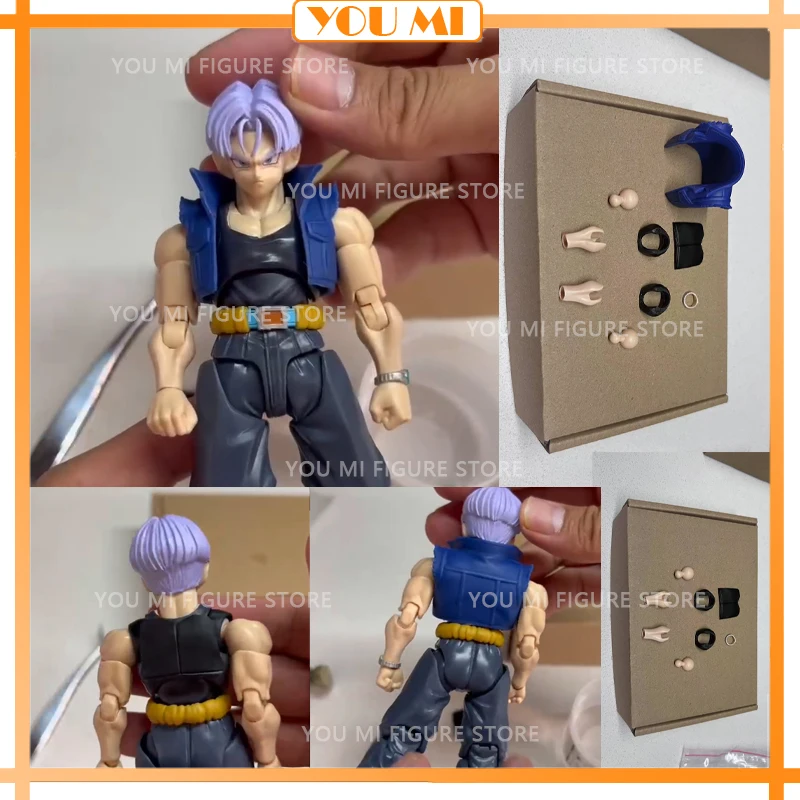 Tigery Dragon Ball Shf Super Saiyan SSJ Trunks Body Accessories Parts Anime Model Toy Collection