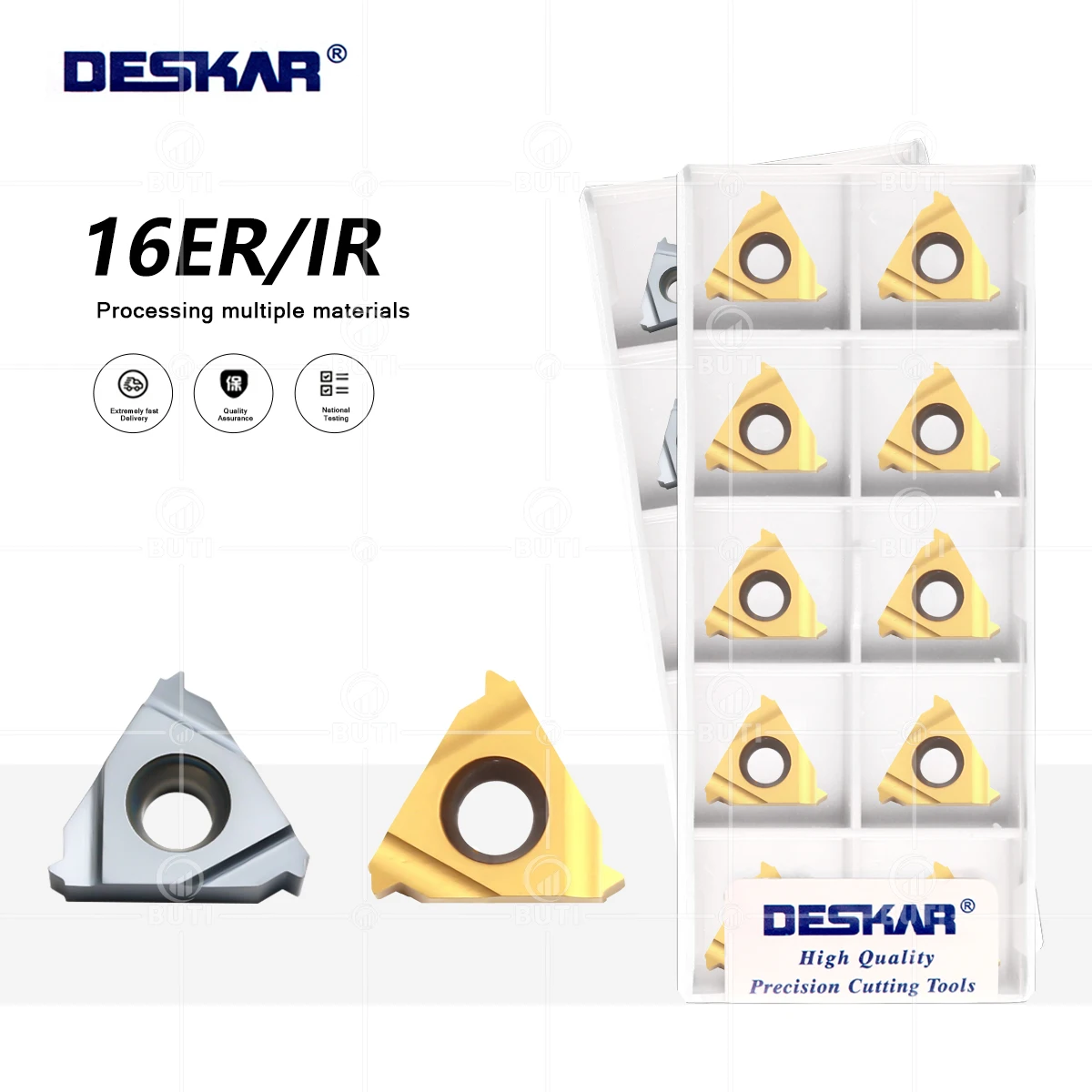 

DESKAR 16ER 16IR 11BSPT 14BSPT 19BSPT 100% Оригинальные резьбонарезные пластины LDA LDC для токарных станков с ЧПУ, резьбонарезные инструменты, режущие детали