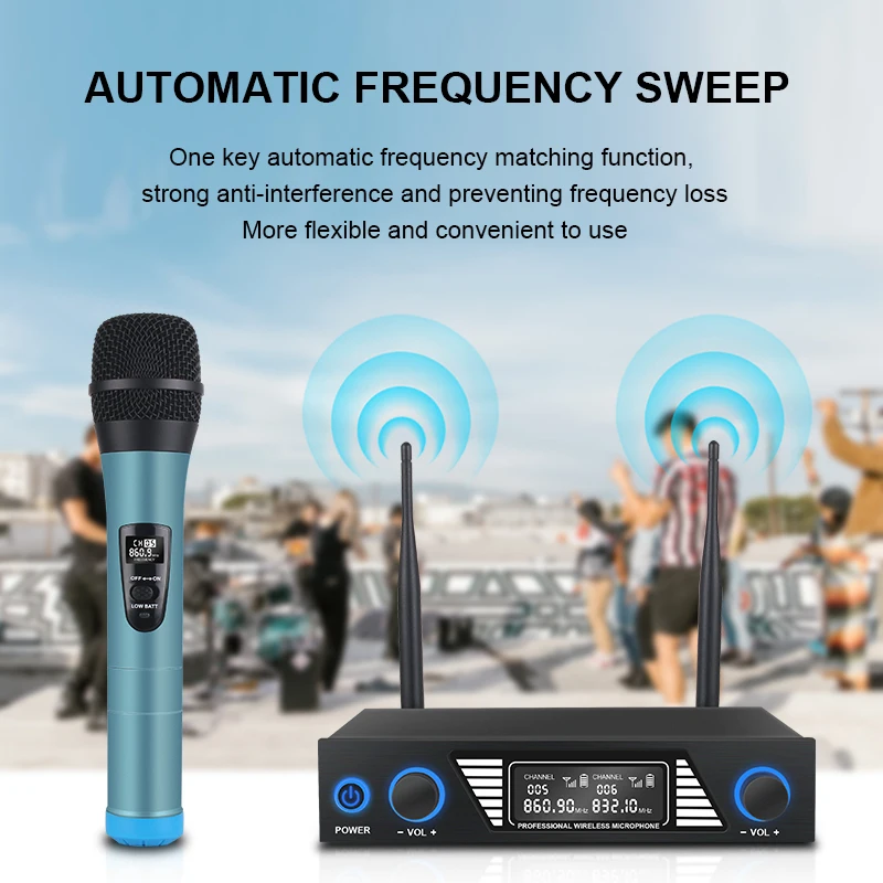 Factory Price Brand New High End Professional Metal Handheld lavalier Wireless Microphone