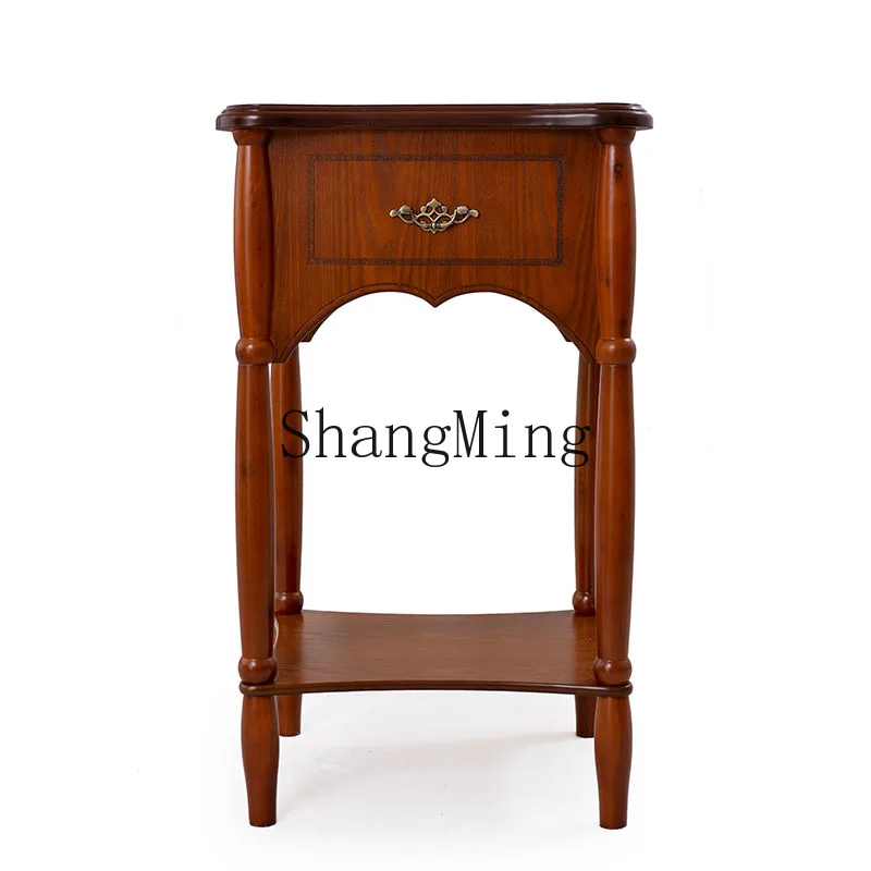 SM retro phonograph base record player storage rack, record player lower cabinet with subwoofer flower stand bottom