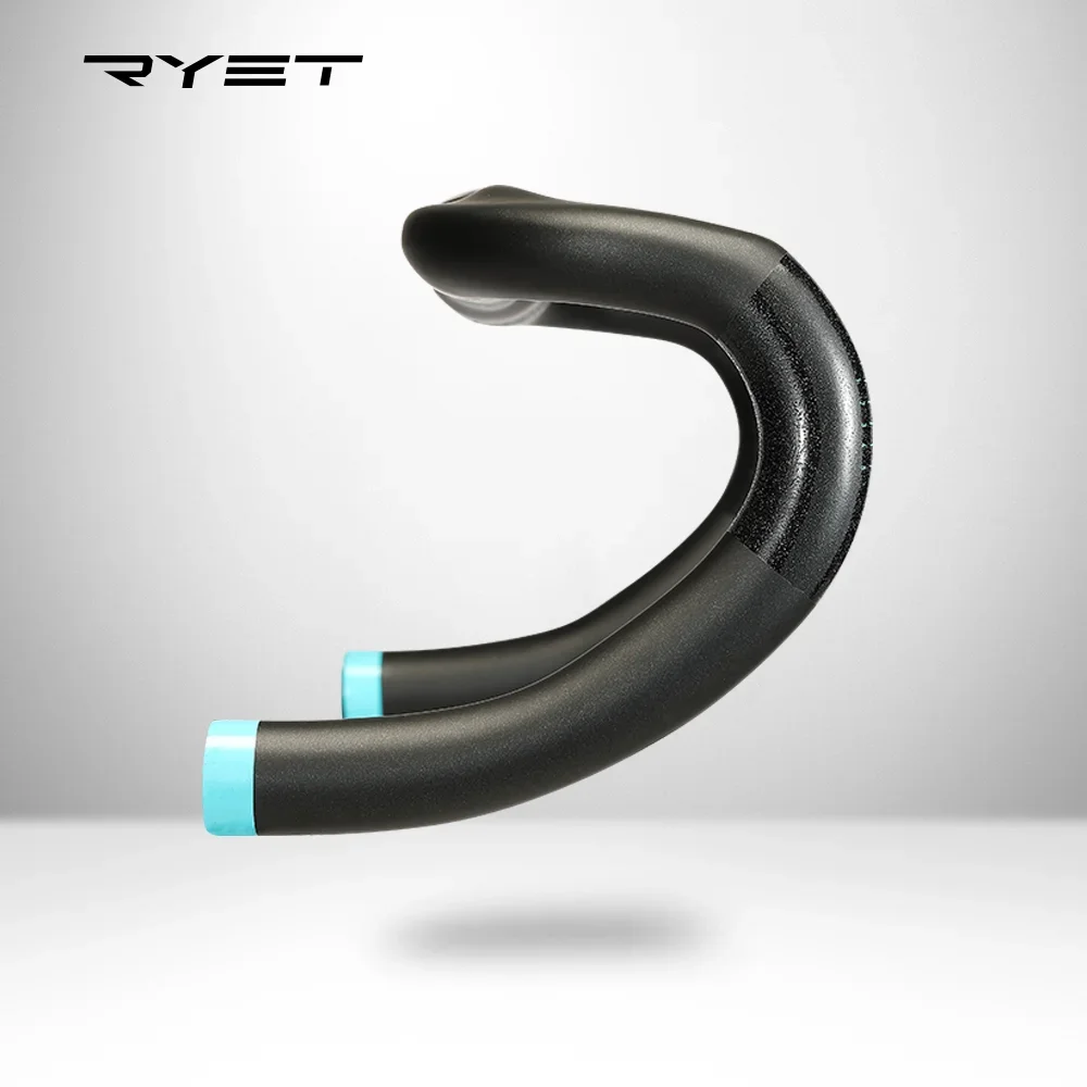 RYET Carbon Road Bike Handlebar Bicycle Handle bar UD Matt Flat Bar 31.8*460/440/420/400MM RHM Rapid Hand Movement Bicycle Parts