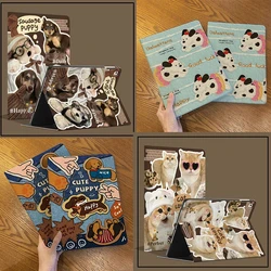 Funny Cute Dog/Cat Case for Ipad Pro 11 M4 2024 Air 6 5 4 10.9 13'' 2018-2022 Pro 11 12.9 Cover for Ipad 8/9/10th Gen Mini 4/5/6
