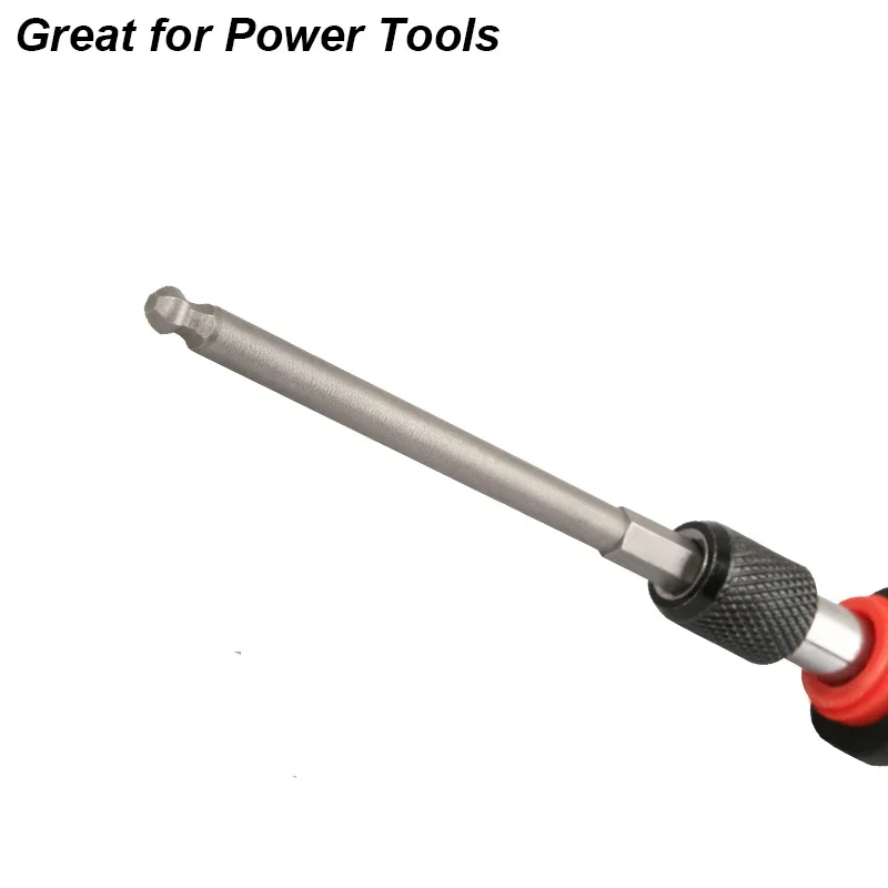 Ball End Hex Screwdriver Bit Set Magnetic Hexagon Head Allen Wrench Metric Screw Driver Drill Tip Adapter Precision Bat Tool image 5