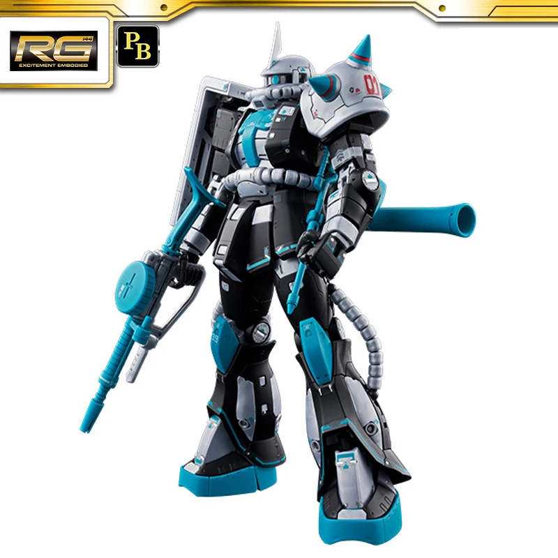 BANDAI PB LIMITED GUNDAM X Miku Anniversary Special Project RG 1/144 MS-06S ZAKU II [HATSUNE MIKU Ver.] مجموعة شخصيات الرسوم المتحركة
