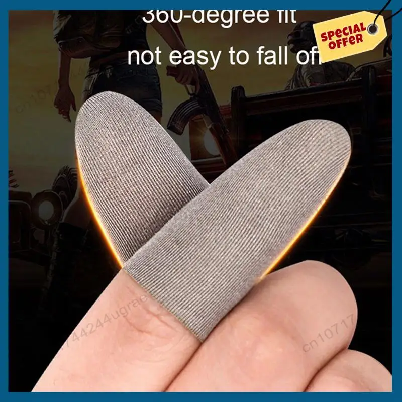 -A15I 40PCS Sleep-Proof Sweat-Proof Professional Press Screen Thumbs Finger Sleeve For Pubg Mobile Phone Game Gaming Gloves