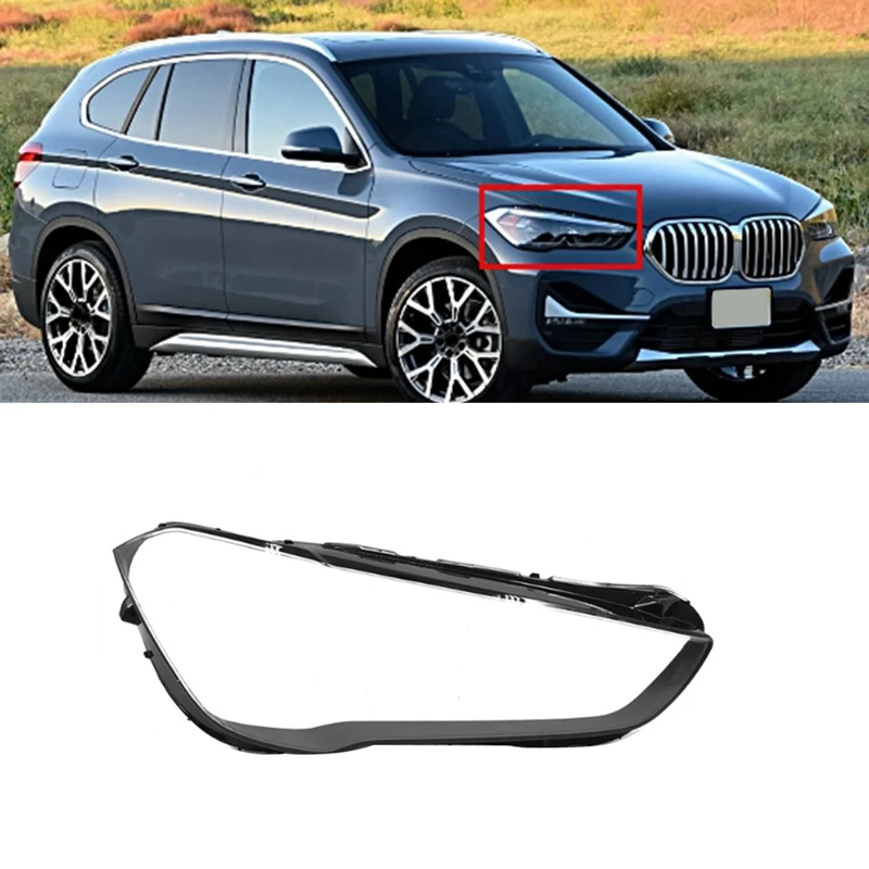 

Headlight Shell Lamp Shade Transparent Lens Cover Headlight Cover For BMW X1 2019-2020