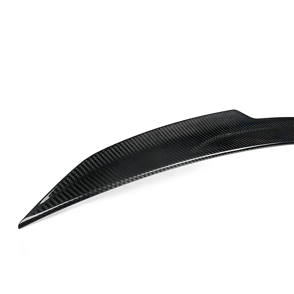 Dry Carbon Fiber Rear Trunk Spoiler Wing Lip Bootlid For 21-23 Mercedes Benz W223 E Class And E63 E65 X Style Decktail