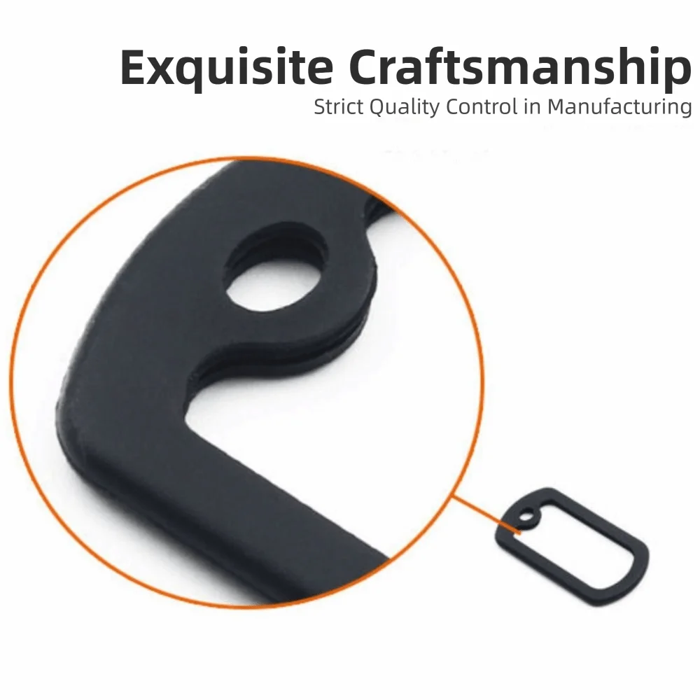 Rubbers Silicone Material Dog Tag Cover Black Durable Noiseless Dog Tag 1.97*1.18 Inches Dog Tag Pet Training