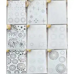 Fireworks Pattern Metal Cutting Dies DIY Scrapbooking Stencil Template Home Decorations Invitation Greeting Card Paper Gift