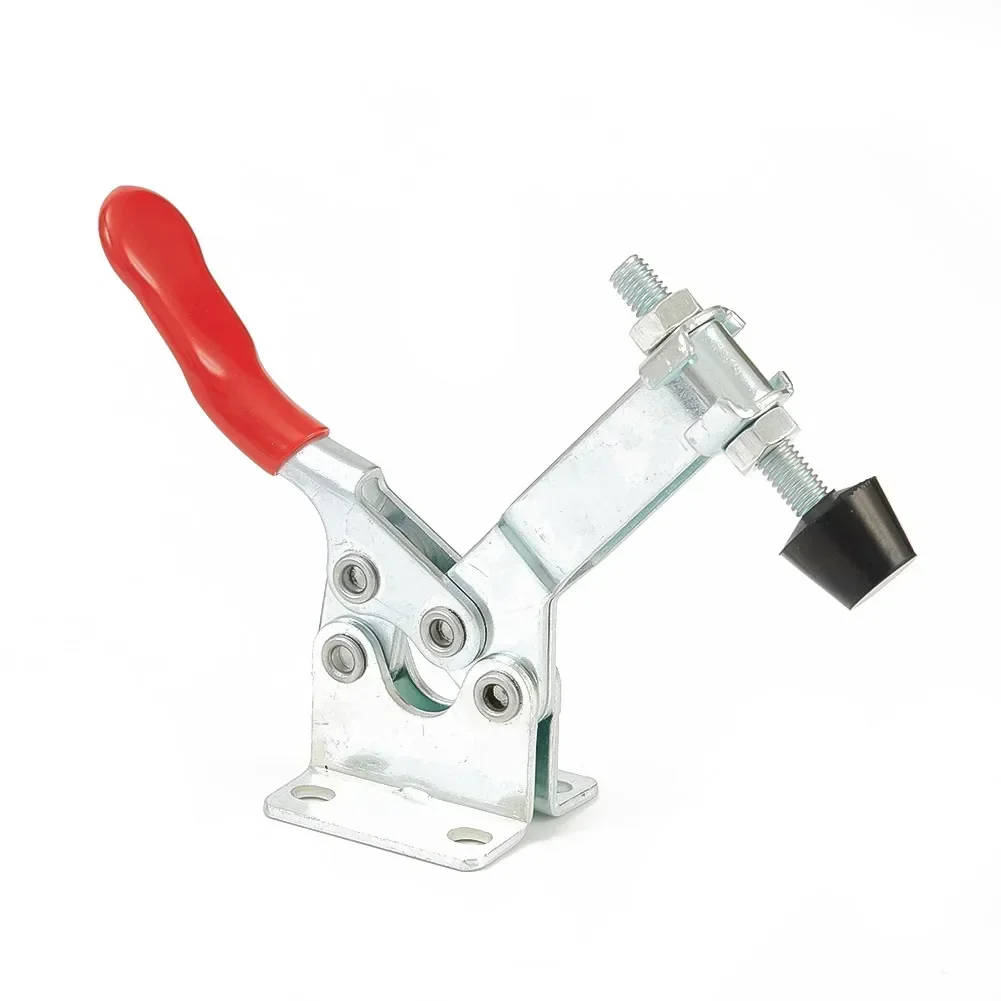 100mm Anti-Slip Iron U-Shape Horizontal Retracted Clamp Quick Release Metal Hold-Down Toggle Hand Tools For GH-201-B
