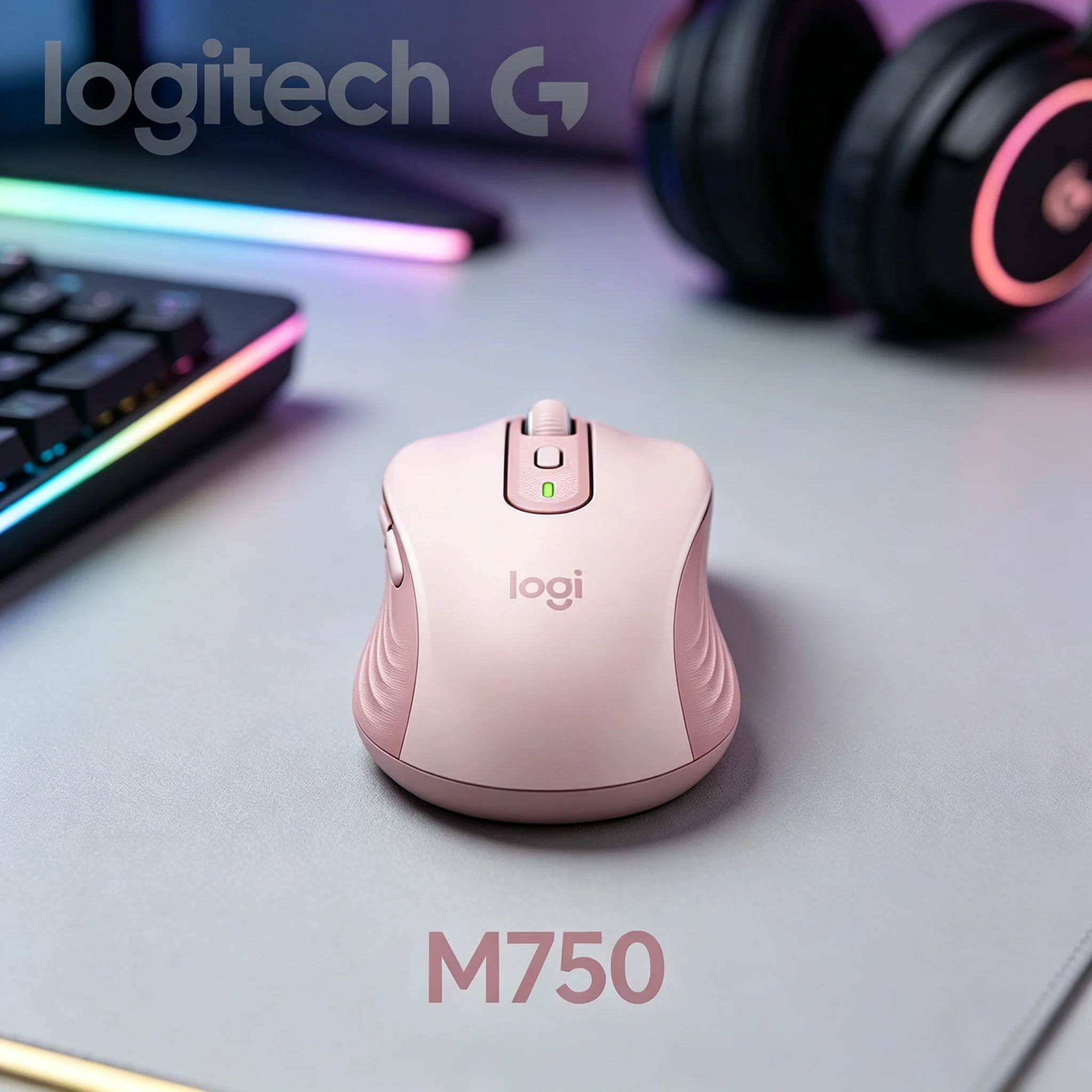 Logitech M750 Compact Silent Bluetooth Wireless Mouse Practical Choice For Small Apartment Home‑Office Limited Space
